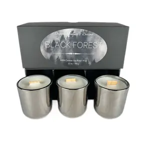 Black Forest Trio candle Gift set