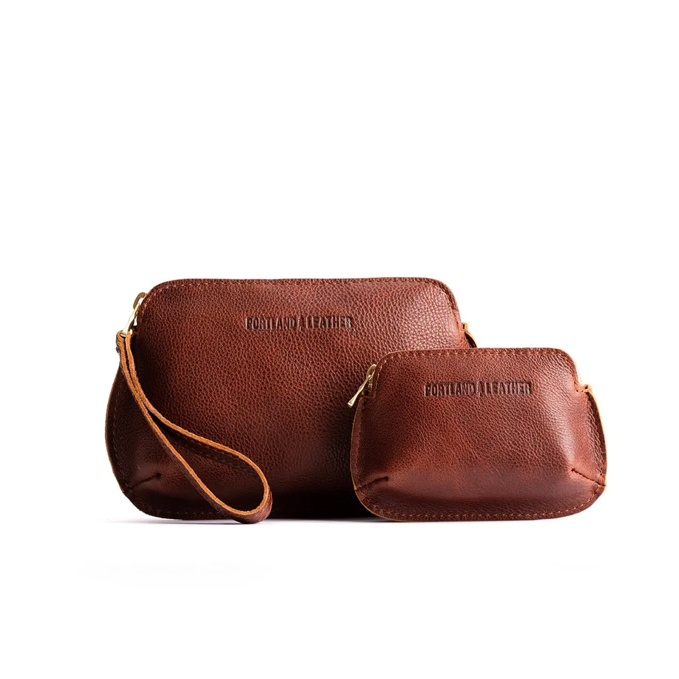 Portland Leather Goods Women's Wristlet Pinch Pouch, Compact Shape, Multi-Size Options, Zipper Closure Portland Leather Goods Women's Wristlet Pinch Pouch, Compact Shape, Multi-Size Options, Zipper Closure