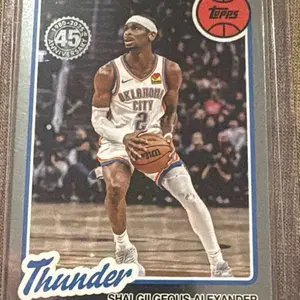 Topps Shai Gilgeous-Alexander 45th Anniversary Oklahoma City Thunder Basketball Card