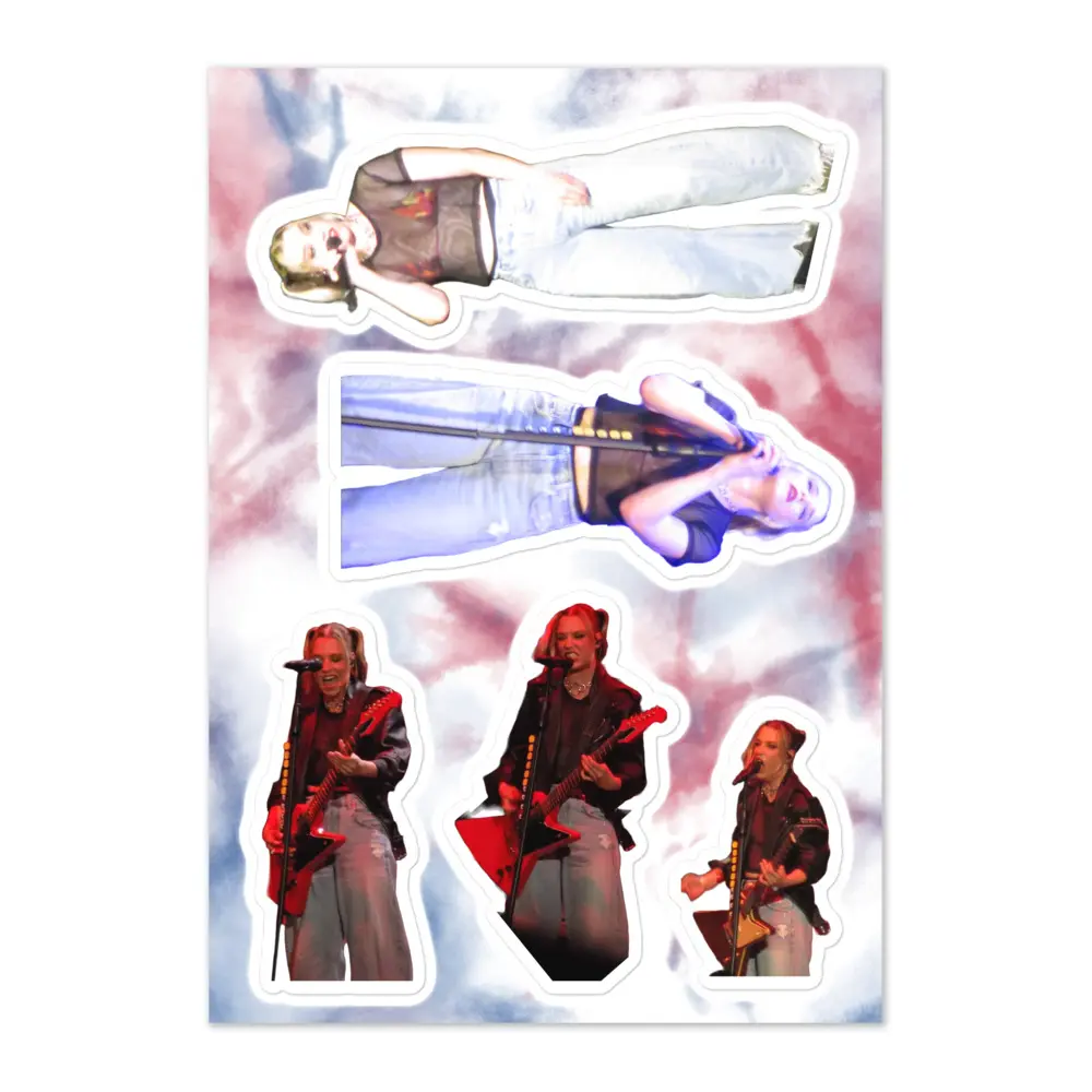 Halestorm Concert Photo Glossy Vinyl Stickers