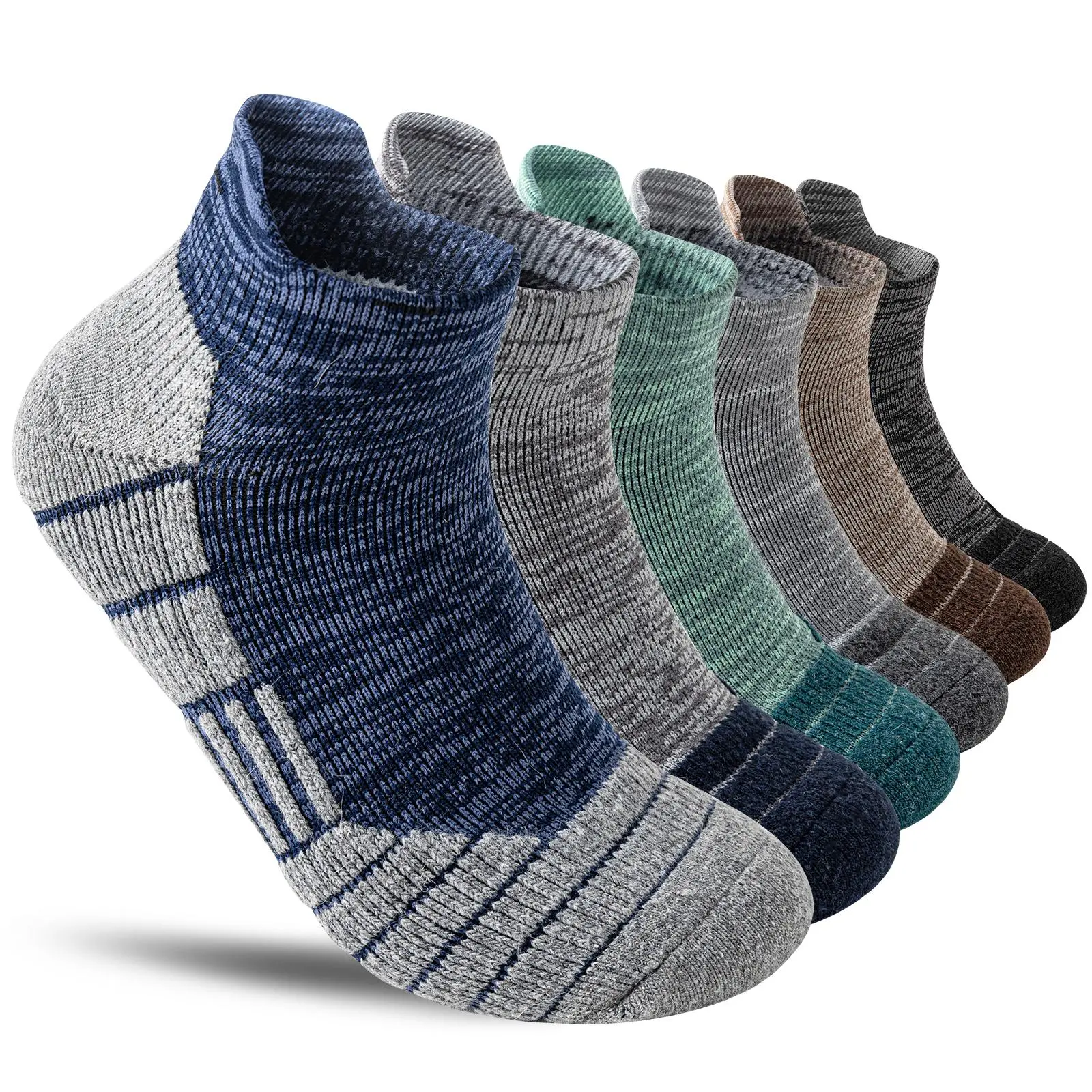 6 pairs of dark colors