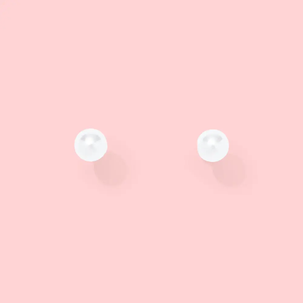 Pearl Stud Earrings | Pearl