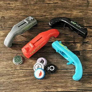 1 pc Pistol-Style Bottle Cap Launcher Bottle Opener – Creative Beer Opener