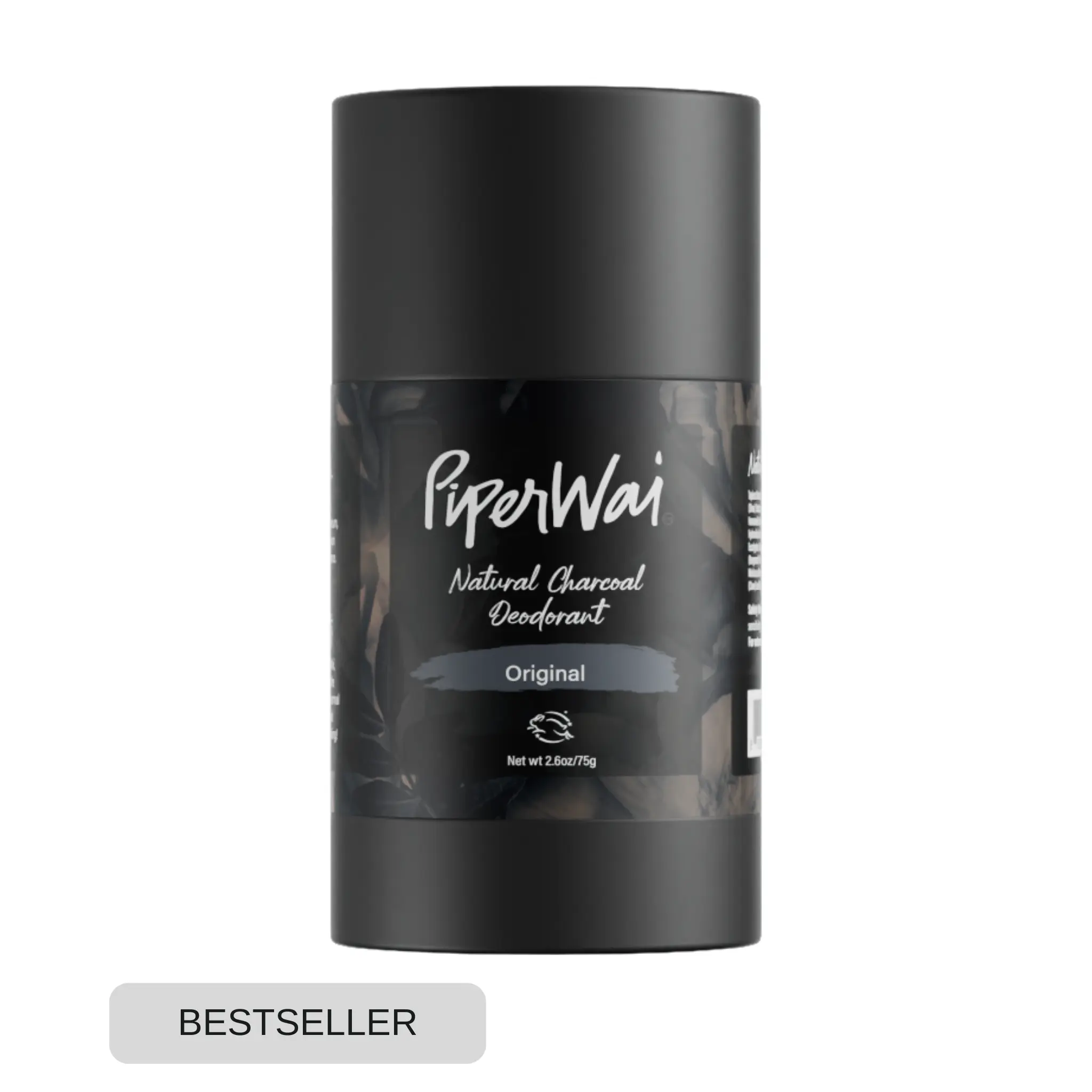Natural Deodorant Stick without Aluminum, Activated Charcoal - Original