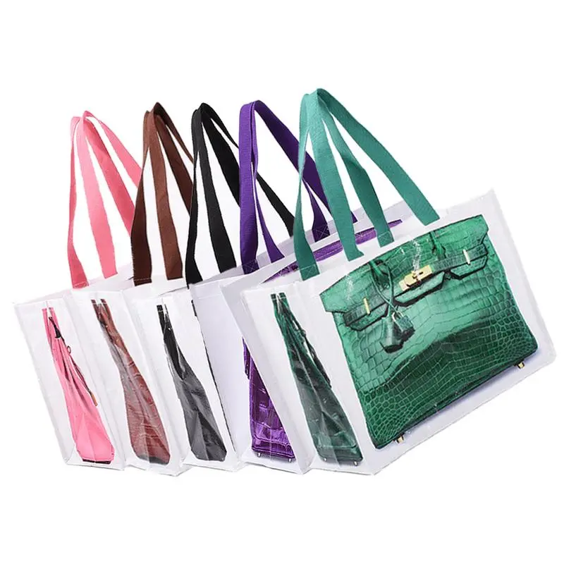 2026 INS blogger's parody creative grocerybags platinum bag remake fashion blogger's same fitness and leisure bag Beach Bag