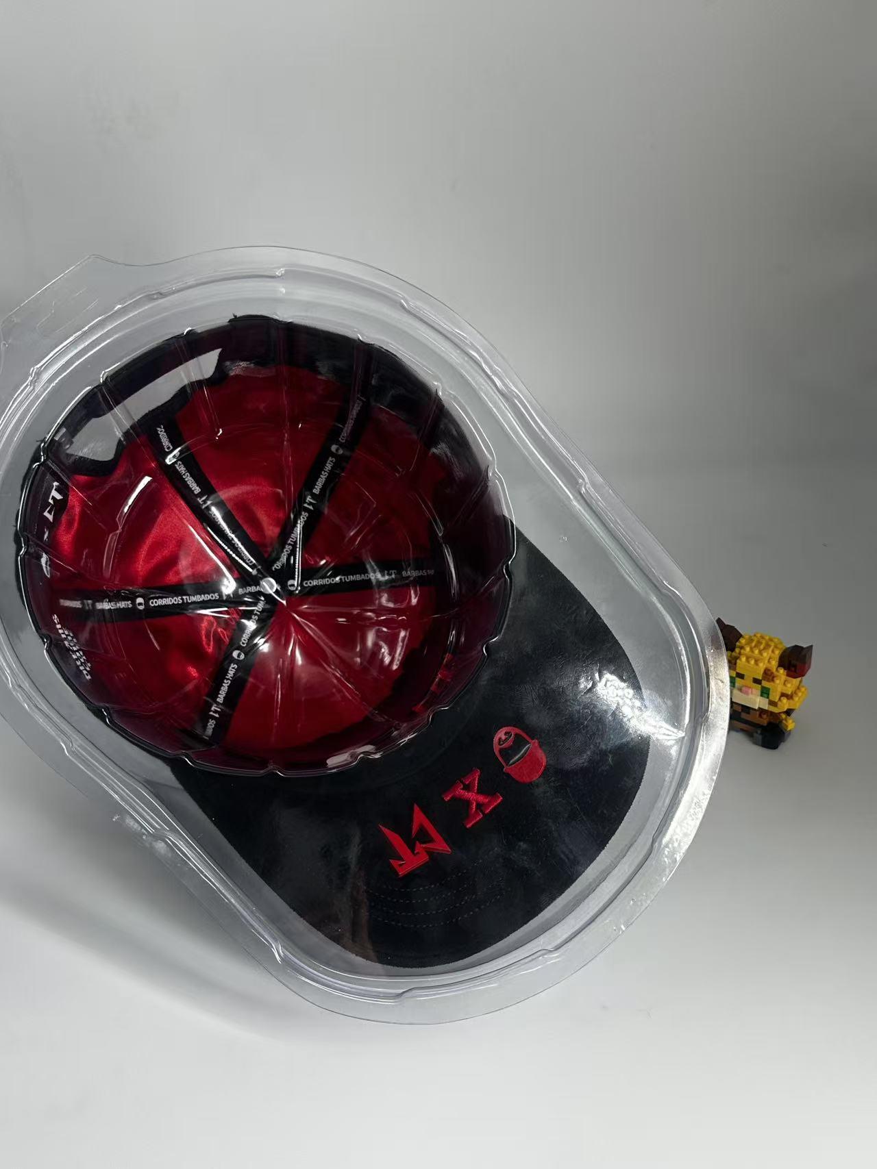 Red Embroidered Smiley Flower Streetwear Snapback Hat - Black Japanese Style Hip Hop Baseball Cap, Unisex Adjustable Urban Street Style Headwear