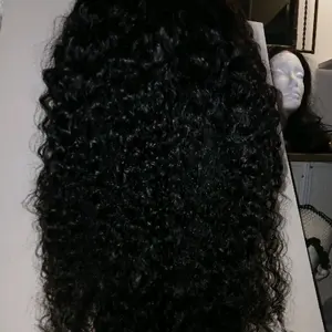 Curly Human Hair Wig-Natural Black, Soft & Full look