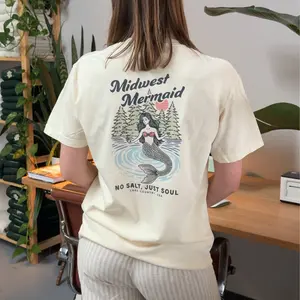 Midwest Mermaid Tee on Comofort Colors T-Shirt