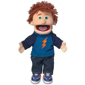 Tommy, Boy Puppet, Peach Skin (14")