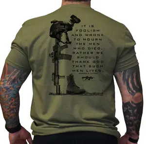 American Trigger Pullers Honor the Brave 2 Sided T-Shirt, Unisex Short Sleeve Casual 100% Cotton, Top Menswear, Tactical Gear, Gun Lover