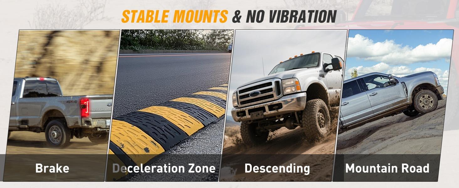 Nilight 54 inch Curved LED Light Bar Bracket Mounting Upper Windshield Roof Cab Brackets Compatible with Ford F250 F350 F450 Super Duty 1999-2016