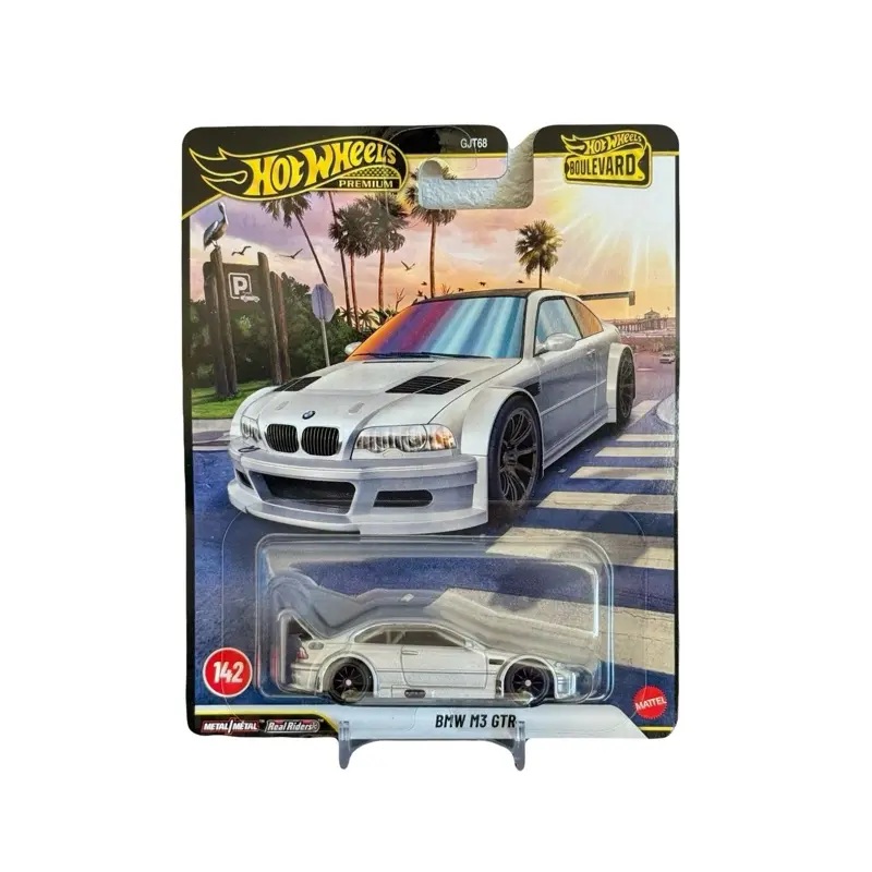 Hot Wheels Premium BMW M3 GTR Boulevard 1:64 Diecast Sports Car, Collectible Model for Hobbyists, Collectible Model Car, Diecast Model Car