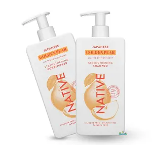 Native Shampoo and Conditioner Japanese Golden Pear Limited Edition Strengthening 16.5 fl oz each (pack of 2) | All Hair Types | Not Tested on Animals, Cruelty-Free