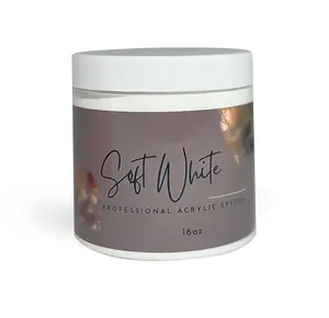 Soft White Acrylic Powder 16oz