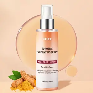Turmeric Exfoliating spray, Gently Exfoliating & Brightening, Peeling Solution For All Skin Types, Korean Skincare, Skin Care Product