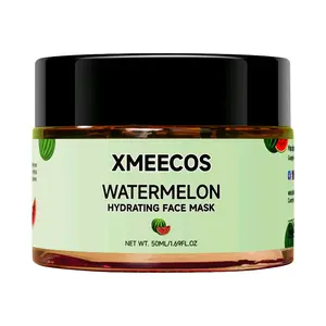 XMEECOS Watermelon Hydrating Face Mask - Moisturizing & Softening - Cruelty-free - Niacinamide Infused - Facial, Skincare