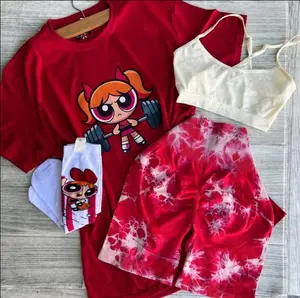 (Only Shirt) Cute Powerpuff Blossom Girls Gym Shirt, Family Matching TShirt, Animation Character T-Shirt, Girl Power Tees, Hero Girl Gift Shirt, Powerpuff Girls Merch Tshirt, Hoodie and Sweatshirt