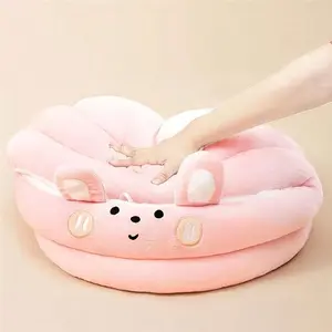 [Fluffy Pet Bed] Soft Fluffy Cat Bed, Warm Dog Bed For Small Dogs - Cute And Cozy Pet Bed
