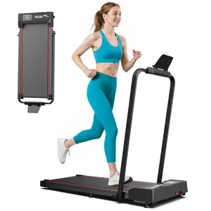 【Winter Safety First】JAGJOG Foldable Treadmill with Safety Handrail｜Stable for All Ages｜One-Button Fold to Save Space｜8-Silicone Shock Absorption for Joint Care