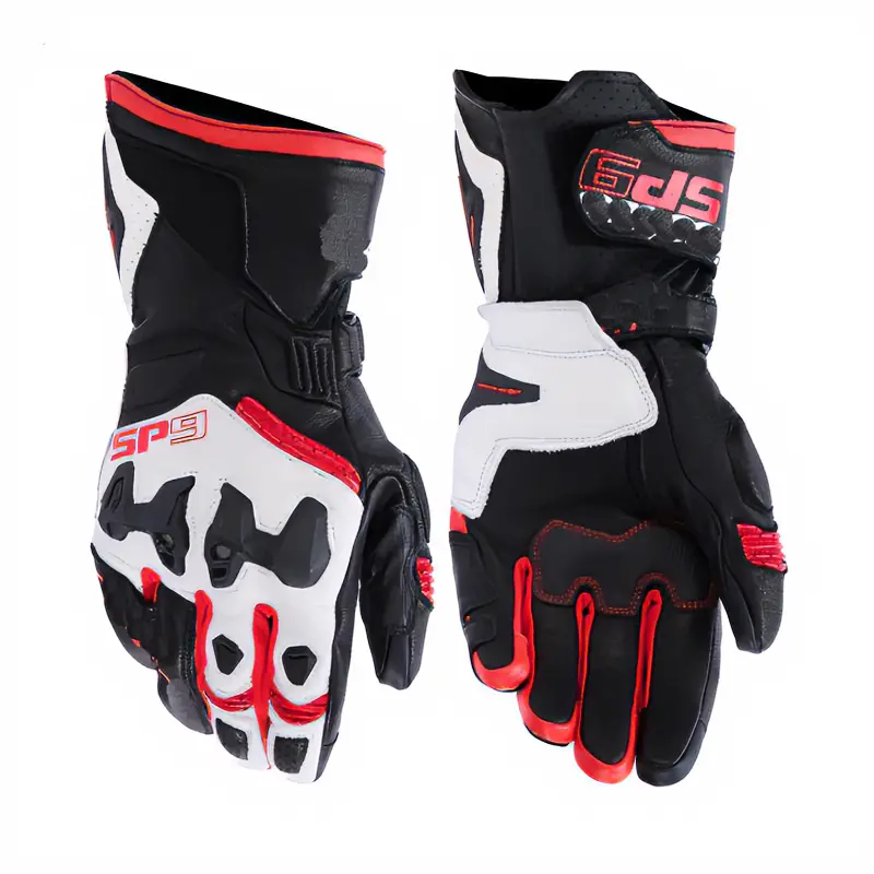 Motorcycle Riding Gloves for Men, Protective Anti-Slip Gear with Breathable Design, Summer Street Bike Gloves for Touring Racing