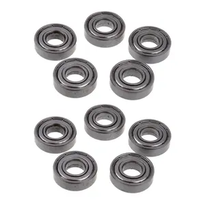 10 Pcs 12mm x 28mm x 8mm 6001Z Shielded Deep Groove Radial Ball Bearing 10 Pcs 12mm x 28mm x 8mm 6001Z Shielded Deep Groove Radial Ball Bearing