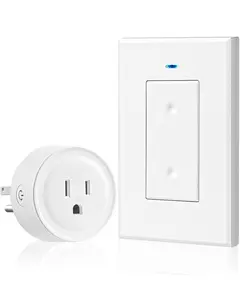 Remote Control Outlet,   Light , Removable Remote Light Switches, On Off Remote Outlet  for Lamps, Lights, Fan, Appliance, Expandable, 100ft RF Range, FCC Listed W05RC1106