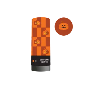 Pumpkin Confetti Popper