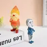 Snow Miser & Heat Miser Resin Doll Figurines Set, Decorative Figurines, Classic Cartoon Style, Multi-Size, Festive Holiday Decor for Christmas, Halloween, More, Ornaments, Christmas Decorations, Figurine Theme Set
