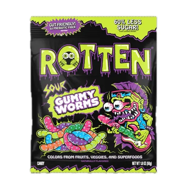Rotten Sour Gummy Worms Rotten Sour Gummy Worms