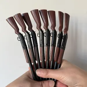 Unique design smooth writing gun pen, pen gun, writing tools, office supplies, fashion pens, interesting stationery, retractable mechanism, smooth ink, gel pen, push pen, gift ideas, collectors.