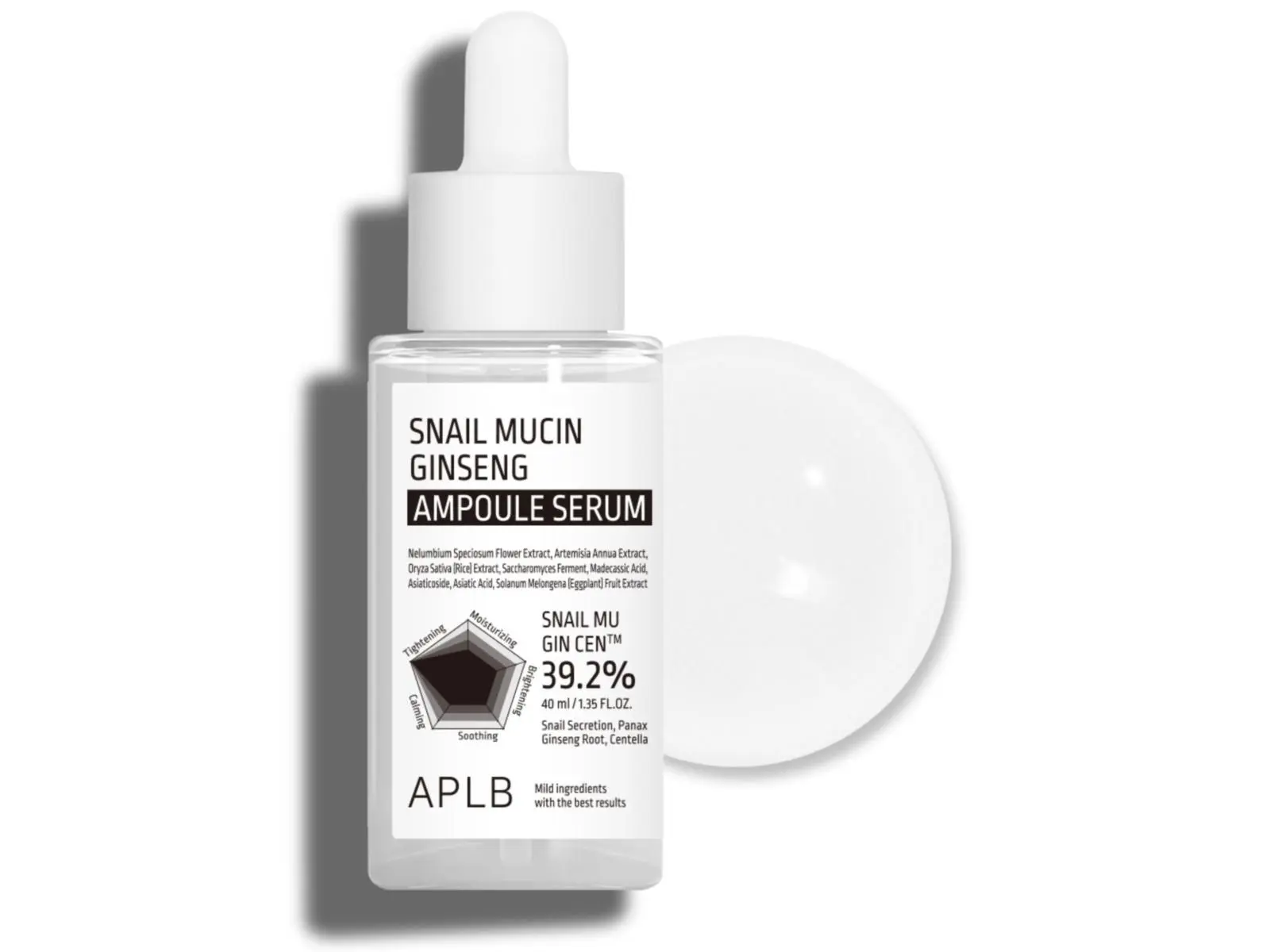 APLB Snail Mucin Ginseng Ampoule Serum