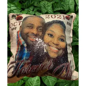 Custom Sequin Pillow
