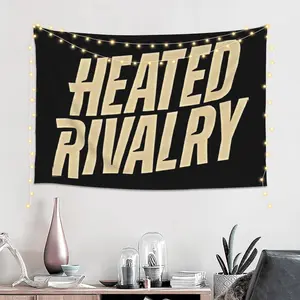 Heated Rivalry Concert Backdrop Music Tapestry Wall Hanging, Performance Photography Background, Polyester Wall Decor for Bedroom, Music Room, Living Room, Studio Setup, Party Decoration
