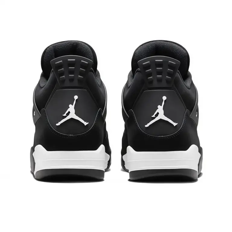 Air Jordan 4 Retro "White Thunder" Black White Unisex High Top Basketball Sneakers Classic Retro Street Shoes For Men Women