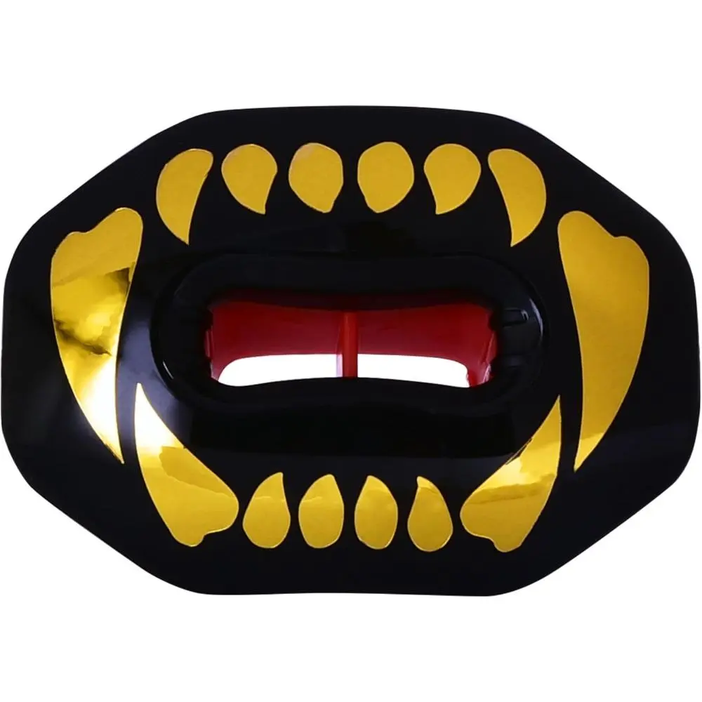 Flag Football Mouth Guard with 3D LipFit Design for Kids-Youth Tackle Football Mouthguard (No Boil) Cool Instant Fit Lip Guard Mouthpiece for Braces (Detachable Helmet Strap Included)