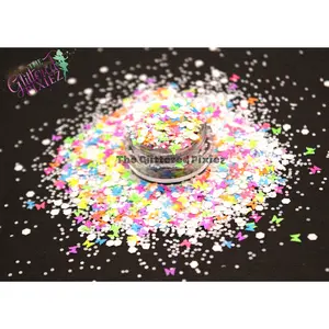 BUTTERFLIES R FREE - neon butterfly Glitter mix - Back to Nature Collection