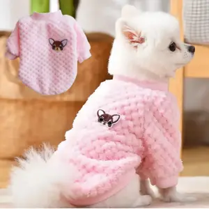 Warm Pinky Pineapple Fleece Pet Clothes for Cats & Dogs, Perfect Gift for Pets, Plush Fabric, Cozy Winter Apparel for Small Breeds, Husky Clothes