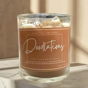 Doodlations Boutique Candle | Cinnamon Chai Latte