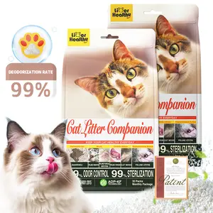 2PC Cat Companion Odor Eliminator - Effective Disinfection & Deodorization for Pet Areas,Unscented and Safe,Innovative Technology Cat Enzyme Cleaner Natural