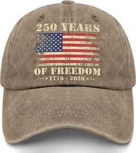 America Birthday Hat 1776 2026 250 Years Anniversary Hat for Men Low