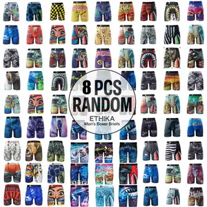 Men's underwear boxer shorts 6-piece set, sexy 3D printed, warm men's underwear shorts, men's gift