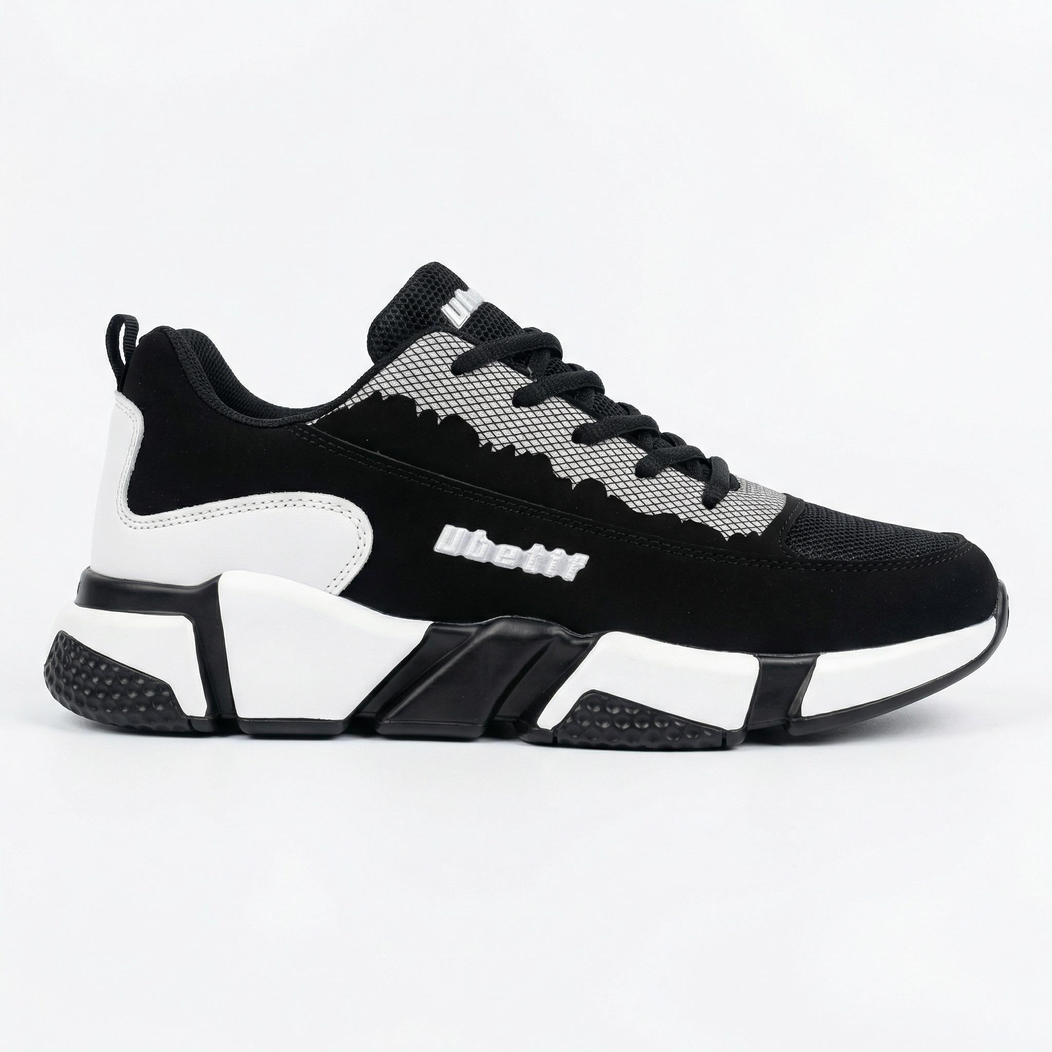 Women’s color-block breathable casual athletic shoes with added height and shock absorption