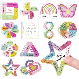 Sensory Strips for  Calming Stickers, 36 count Textured Calming Mood Fidget Stickers for  Adults, Tactile  Mindfulness Sticker for Classroom Office Desk