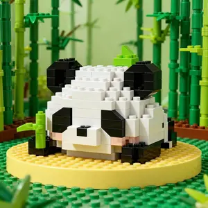 150+pcs Cute Panda Building Blocks Set - DIY Animal Toy for Creative Assembly, Perfect Holiday Gift for Christmas, Halloween, Valentine's Day (New Year/Birthday/Children's Day), Educational Hands-on Play​