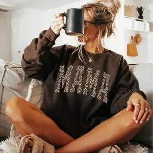 Leopard Mama Sweatshirt, Mama Sweatshirt, Leopard Print, Mom Sweatshirt, Mom Life Sweater, Mothers Day Gift, Gift for Her