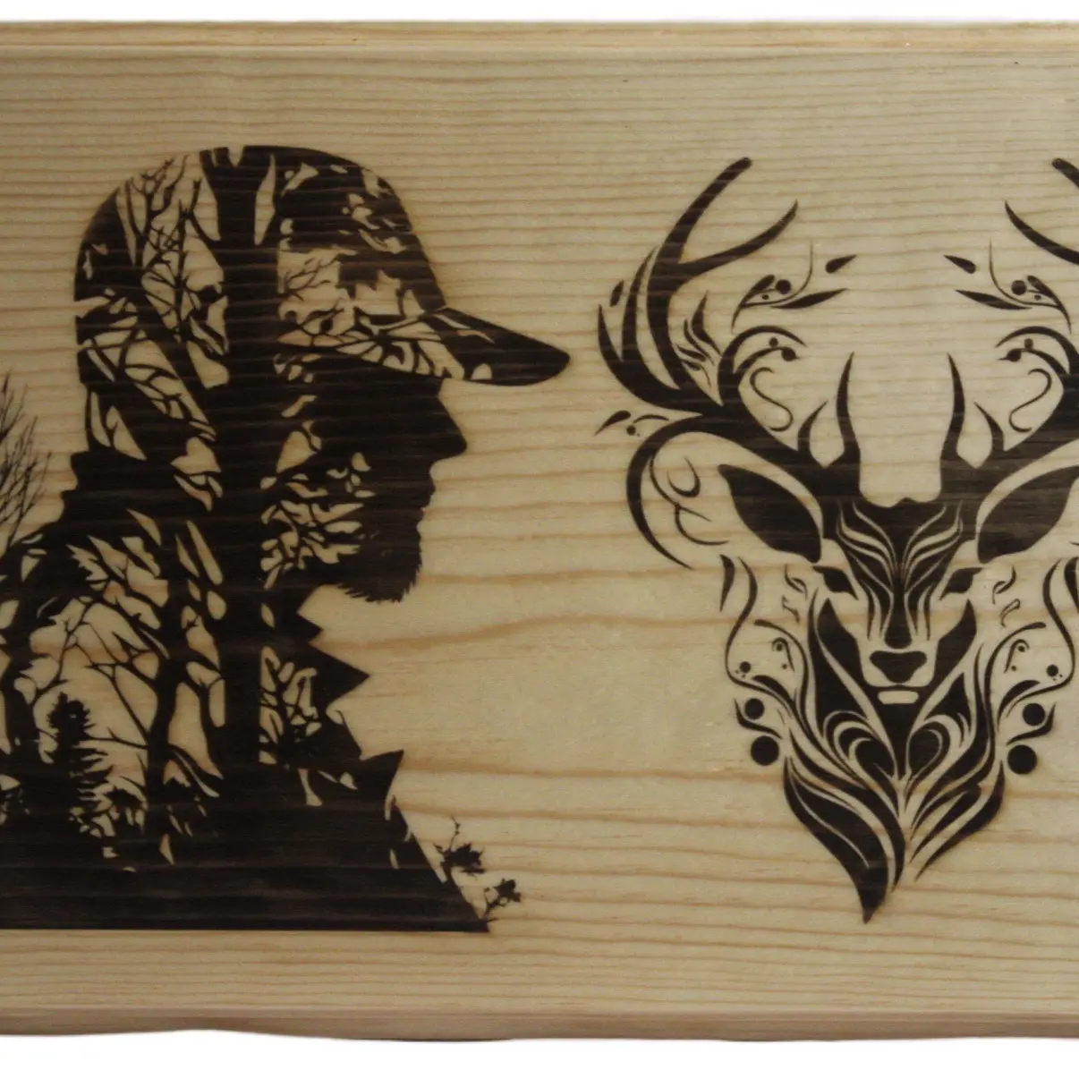 Custom Laser Engraved Wooden Plaque - 11" x 16" Image
