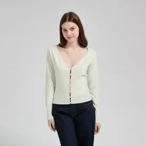 Women's Feminine Cardigan Sweater - Wild Fable Light Mint Green M