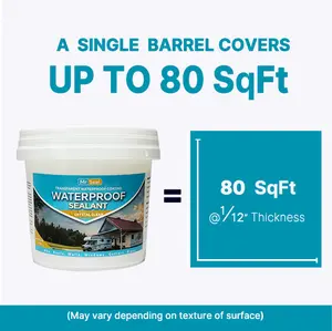Mr Seal Transparent Waterproof Sealing Paint 35.2oz , High-Quality Gel Coating, Ideal for Water Resistance Applications, Durable and Long-Lasting