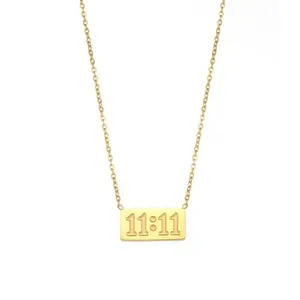 11:11 RECTANGLE NECKLACE