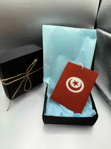 Tunisia Flag Car Air Freshener – Luxury Long-Lasting Scented Hanging Accessory – 4x3 Inch Premium Gift for Car Lovers & Cultural Pride